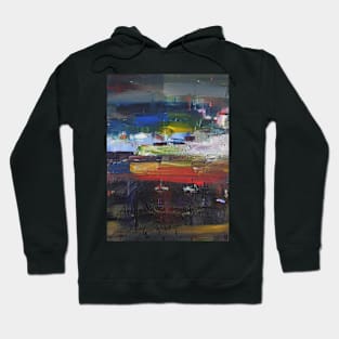 Abstract Landscape Bay 249 Hoodie